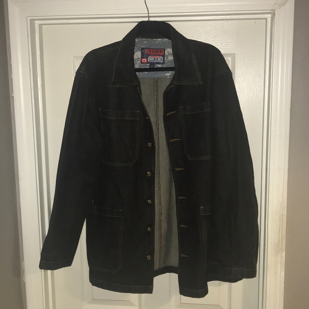 Coogi dark denim jacket in XL